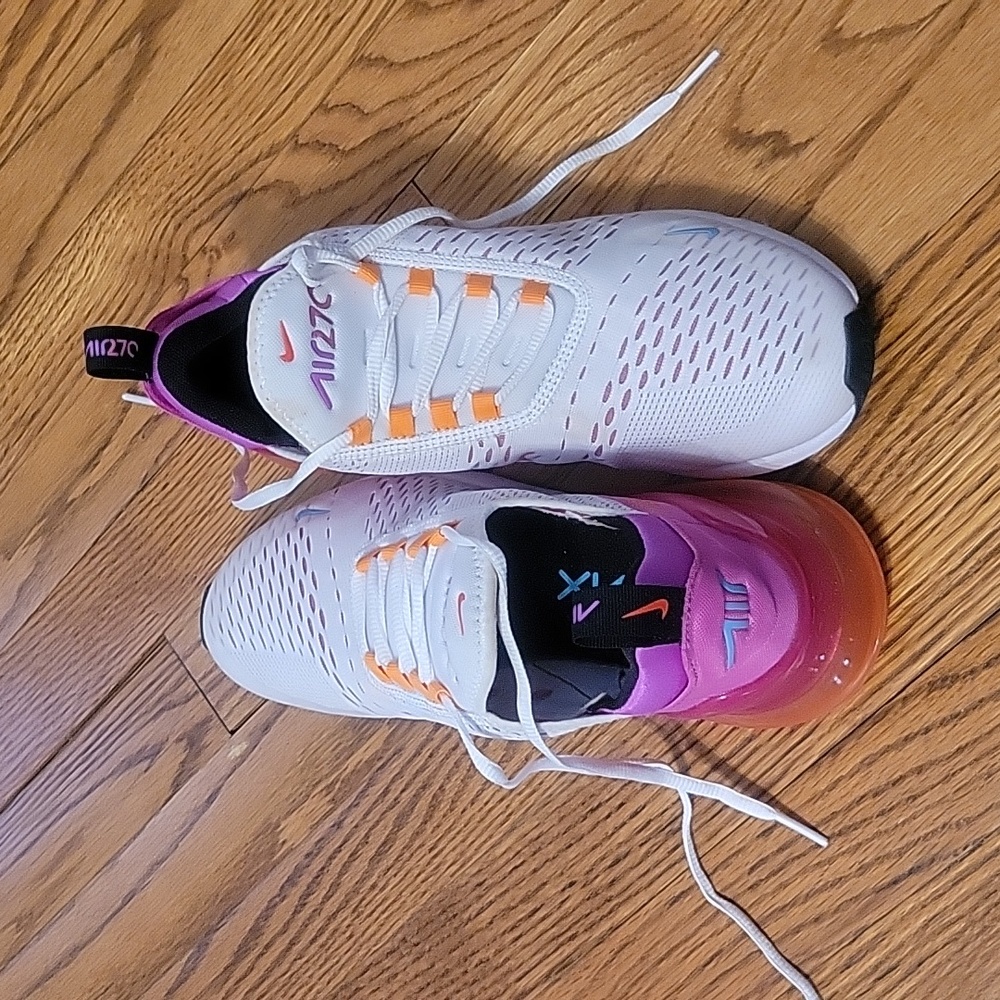 Nike Air Max 270 "White/Bright Crimson/Fuchsia Dream" Women's Shoe 9